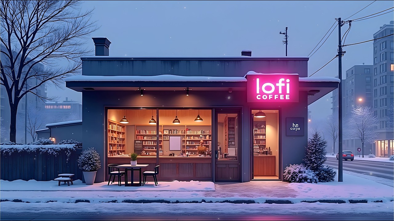 Stay Quiet. Work Hard ❄️ Calm Snowy Lofi for Late Night Study & FOCUS