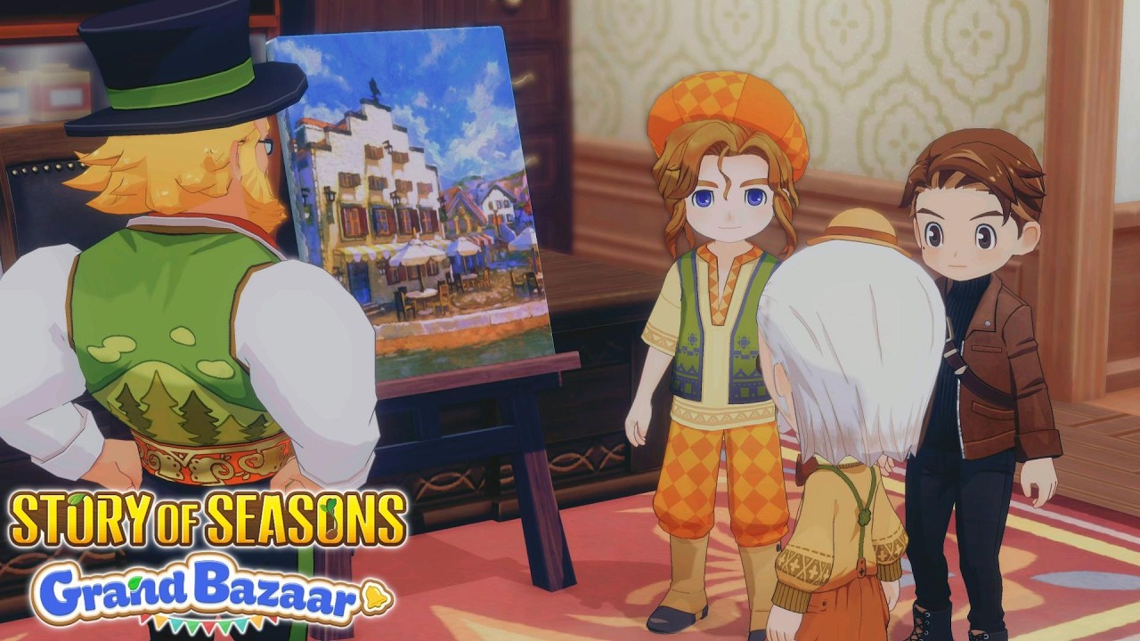 Story of Seasons: Grand Bazaar Switch 2 Male Playthrough Part 55: Gabriel's Art (No Commentary)