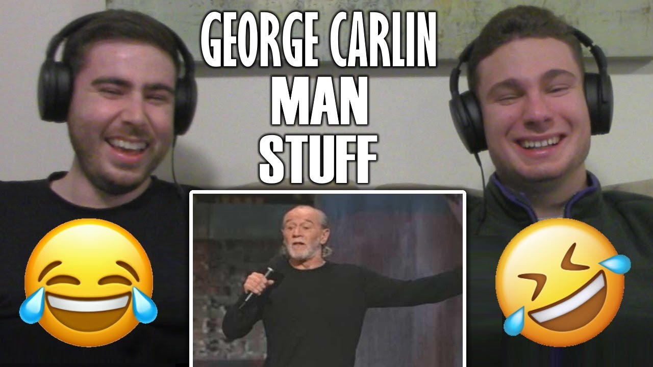 George Carlin - Man Stuff REACTION!! 😂😂