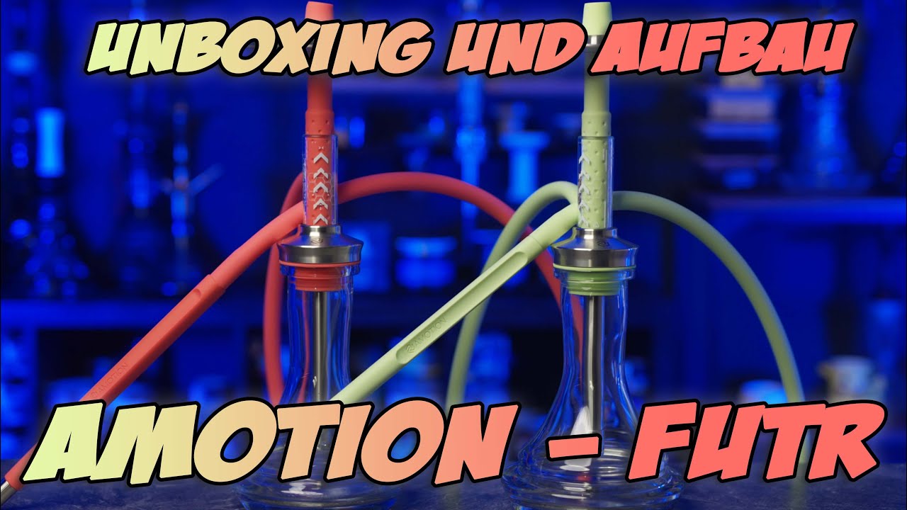 Amotion FUTR Shisha Unboxing und Aufbauanleitung!