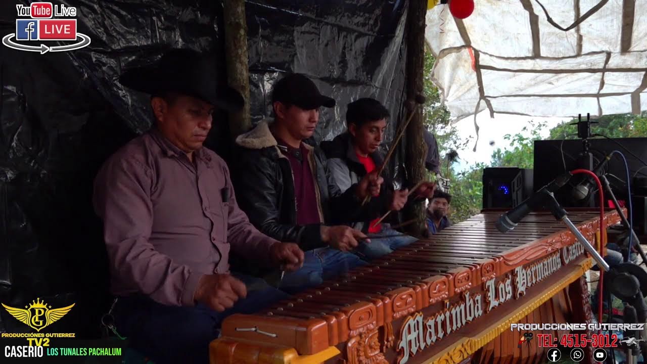 DESDE CASERIO LOS TUNALES PACHALUM CON LA MARIMBA CRIOLLA LOS HERMANOS CASTRO