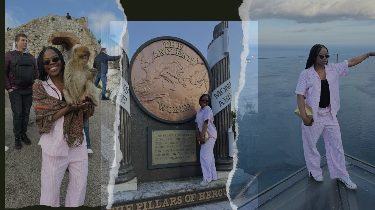 GIBRALTAR DAY 3 PART 2 || THE SUSPENSION BRIDGE CAVE TOUR, FEEDING THE MONKEYS #TravelVlog 