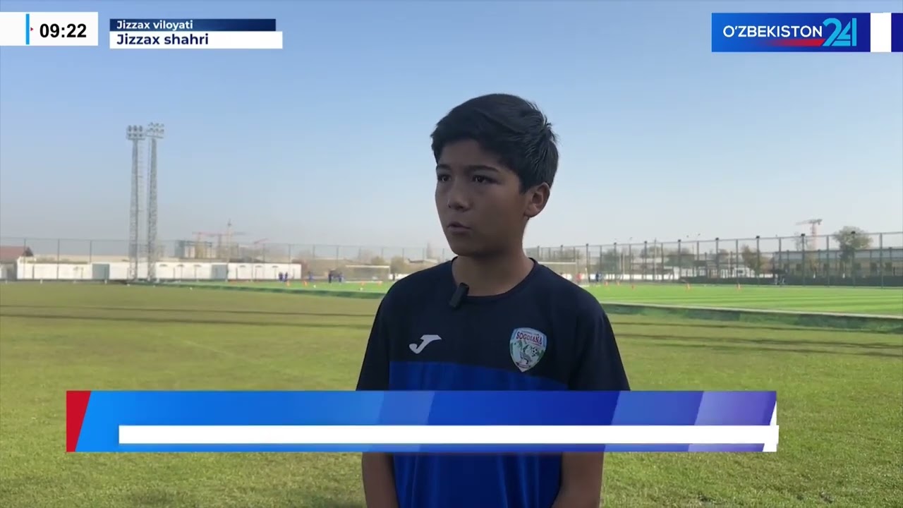Jizzax shahridagi futbol akademiyasi iste’dodlar tayyorlaydigan maskandir