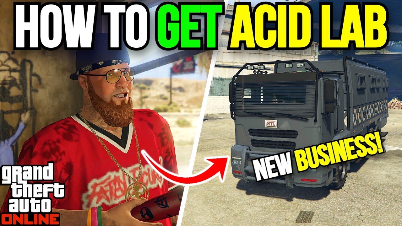 Как открыть бизнес &laquo;ACID LAB&raquo; в GTA 5 Online! Новое руководство по настройке