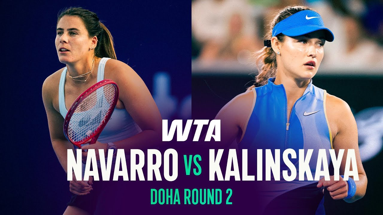 Emma Navarro vs. Anna Kalinskaya | 2026 Doha Round 2 | WTA Match Highlights
