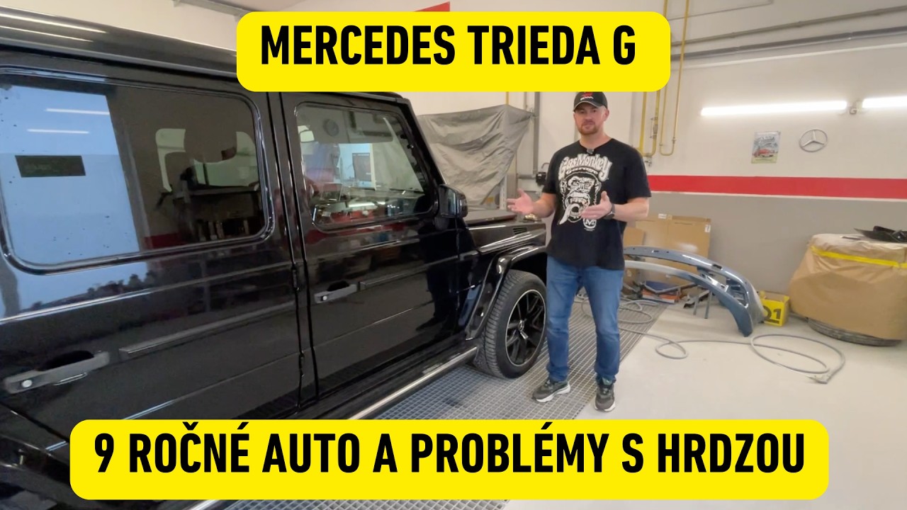 Mercedes Benz - G - 9 ročné auto trpiace koróziou