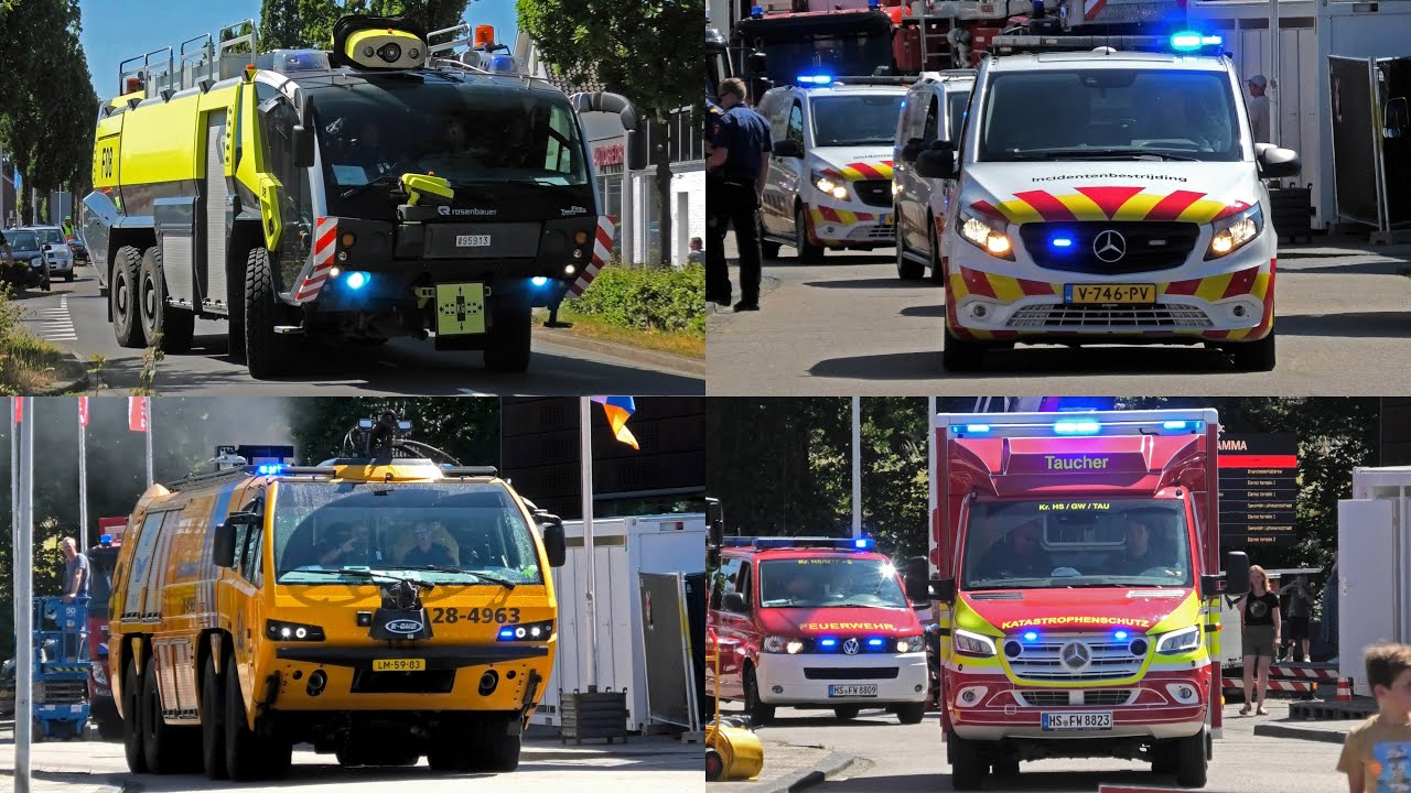 Open dag brandweer Weert | Internationale en historische; crashtenders, ProRail en meer met spoed