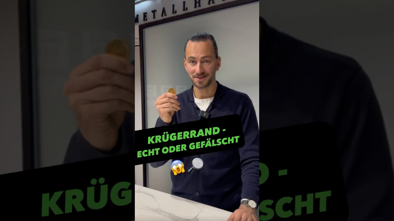 Kr&uuml;gerrand - echt oder gef&auml;lscht?! So kannst du&lsquo;s testen 🔎#Aurax#Gold#investment#buygold#edelmetall