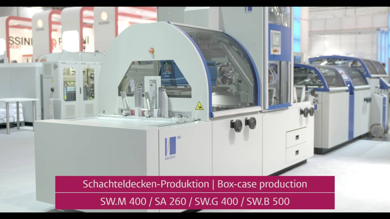 Packaging Production on the KOLBUS BOXline (drupa 2016)