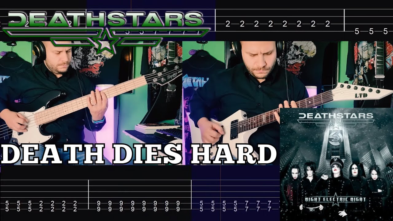 Deathstars - Death Dies Hard |Guitar and Bass Cover| |Tab|