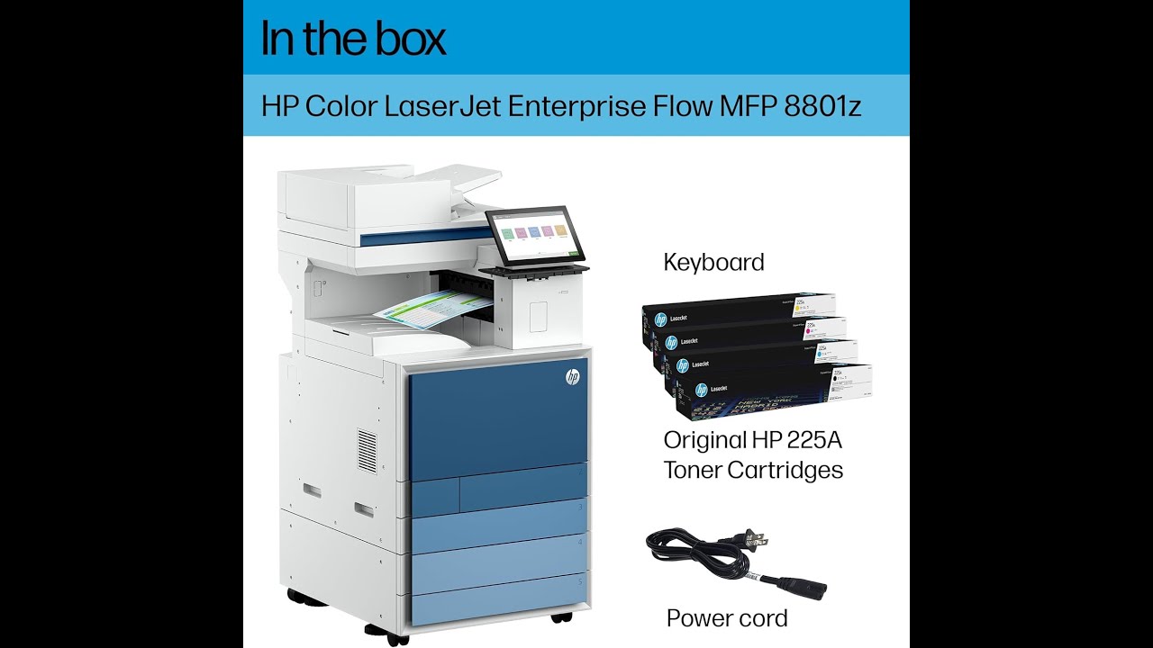 HP Color LaserJet Enterprise Flow 8801z Review: 60ppm Secure Office Printer for High-Volume Teams