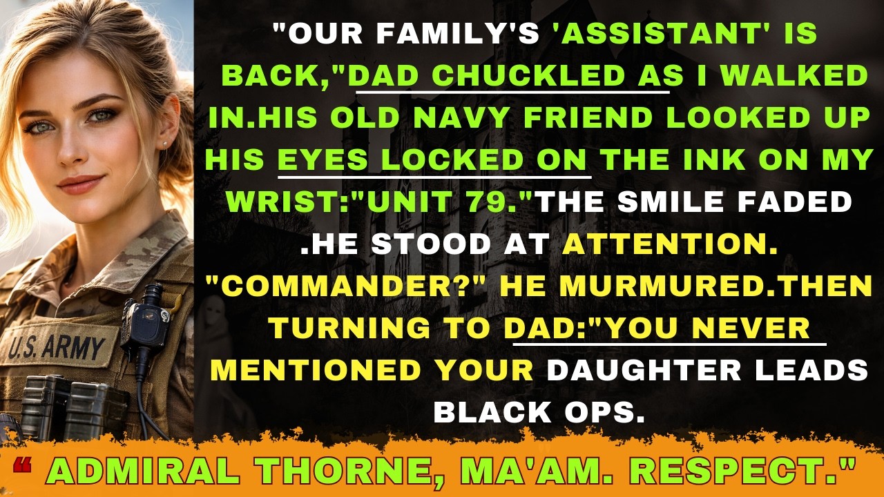 My Dad’s Friend Thought I Was Just His “Assistant” — Until He Noticed My UNIT 77