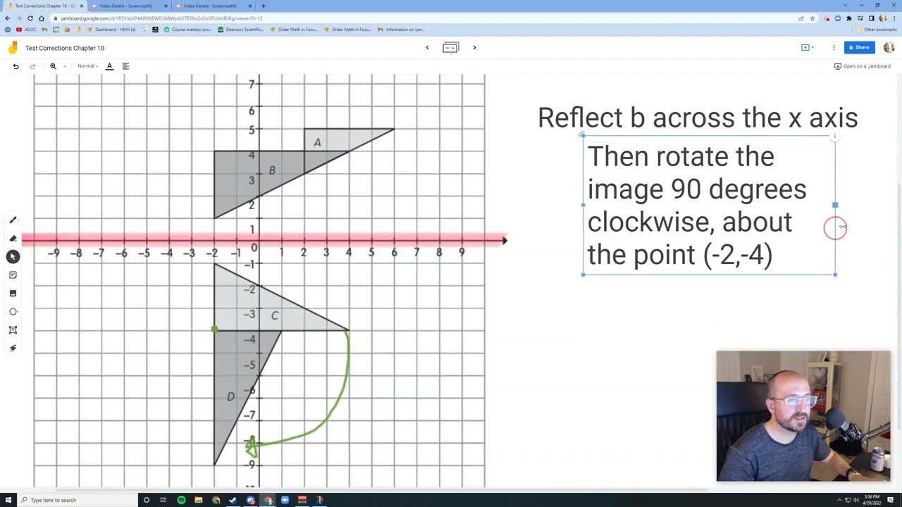 Geometry: Dilation and Composite Transformations