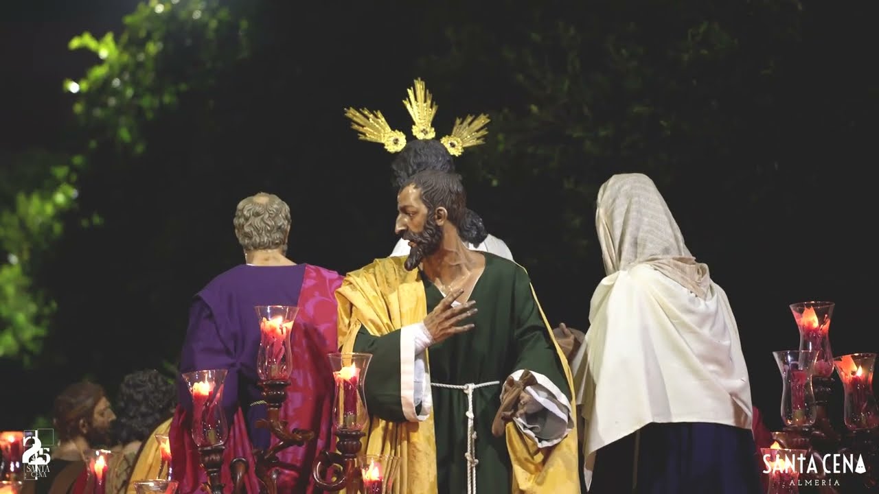 Santa Cena de Almería 2024 - Paseo de Almería, entrada en Carrera Oficial | 4K