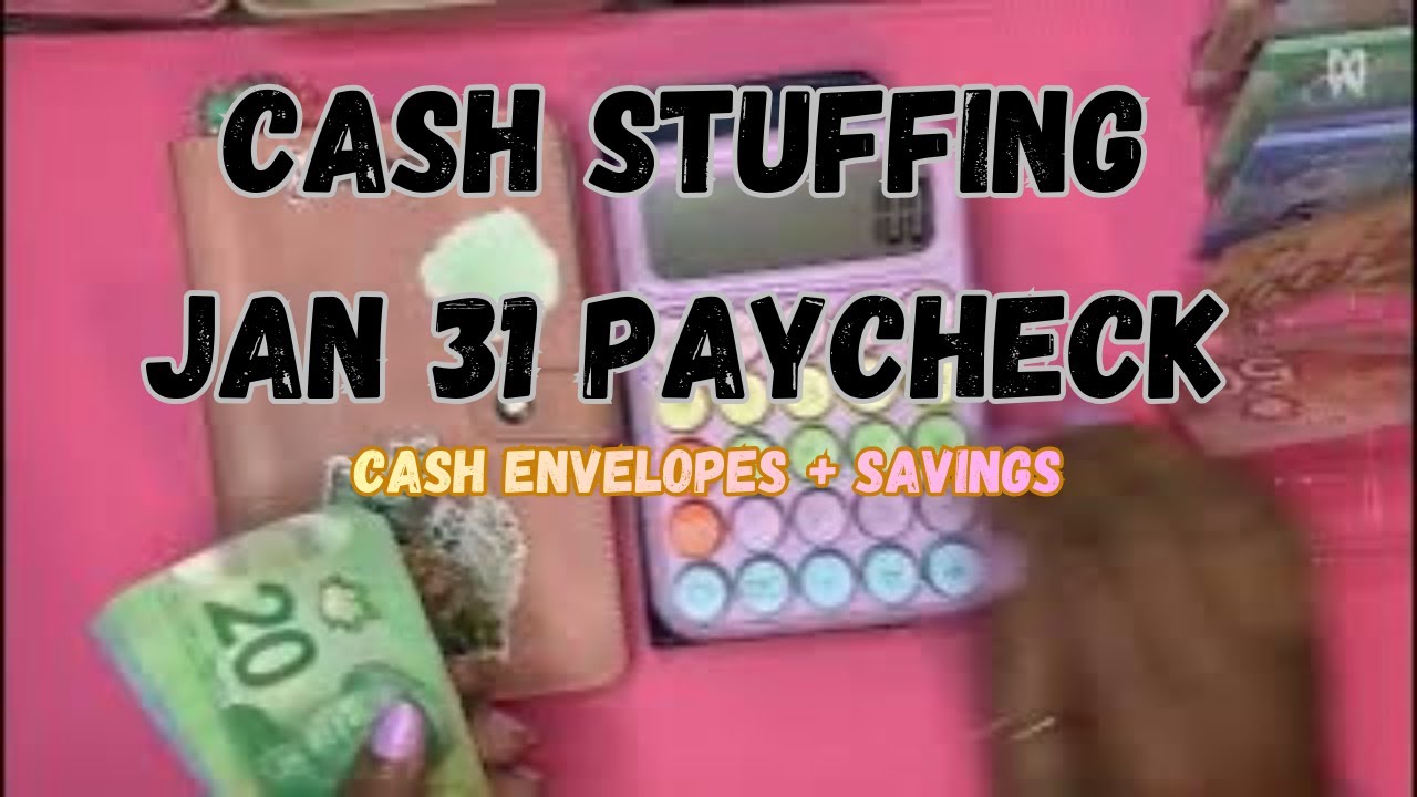 Cash Stuffing Jan 31 Paycheck | Cash Envelopes + Savings | Debt Free Journey | Single Income