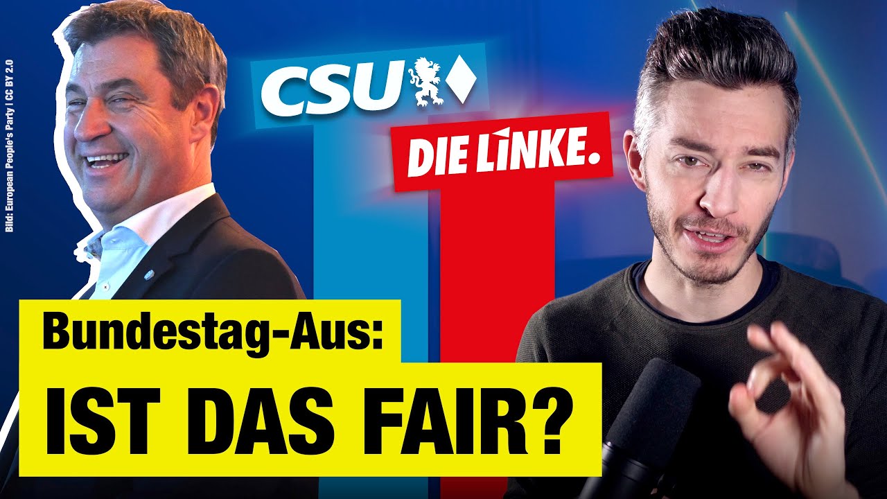 Warum die Wahlrechtsreform extrem umstritten ist | CSU-Aus?
