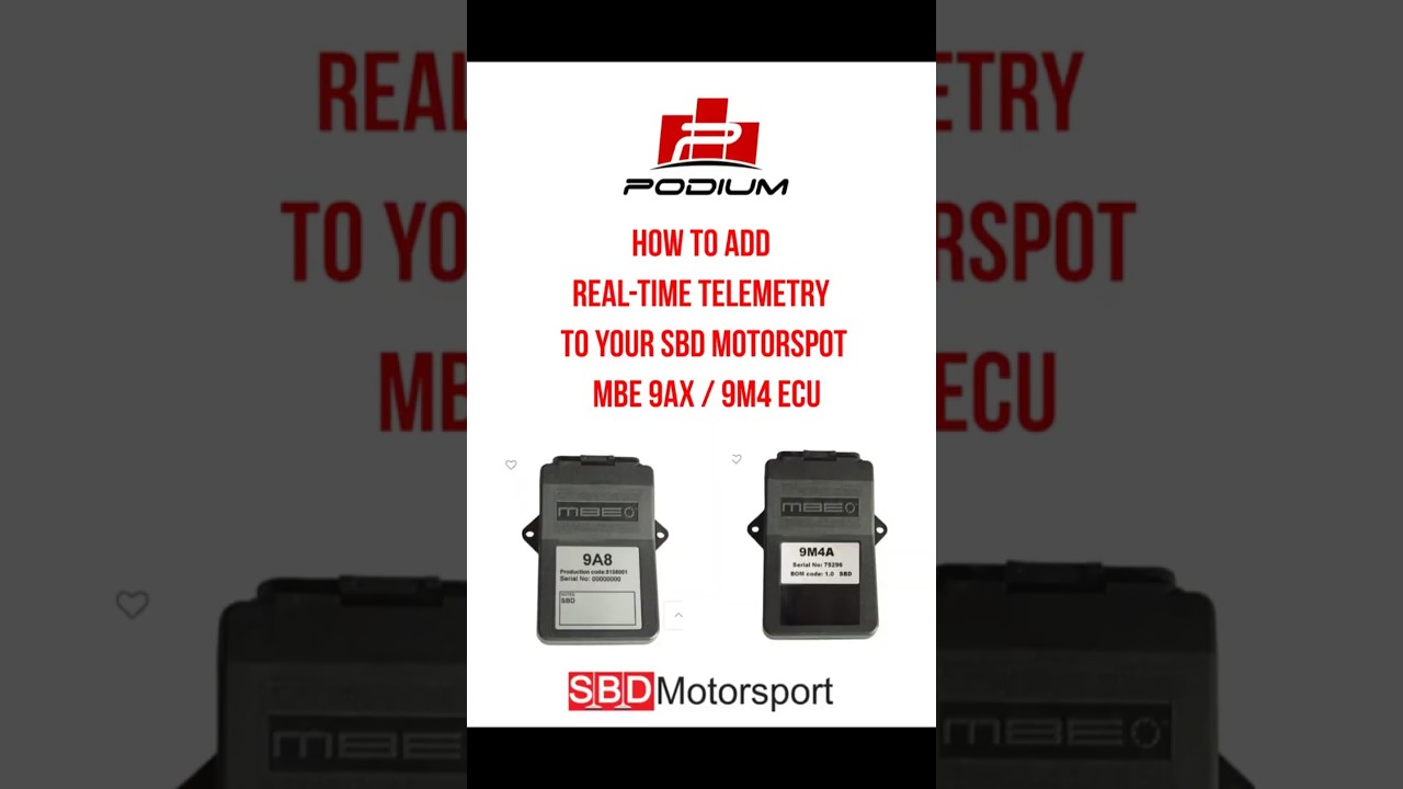 How to add real-time telemetry to your SBD motorsport 9AX / 94X ECU
