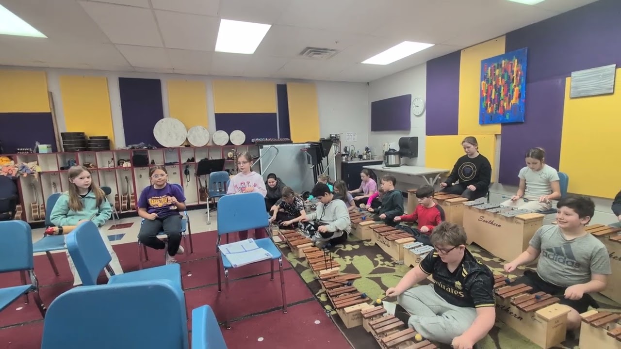 Mrs. Barr's 4th Grade Korean fishing song instrumental 