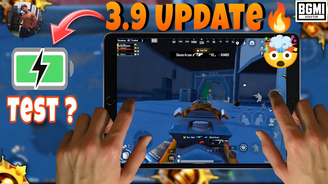 Bgmi 3.9 update 🔥 ipad Pro 10.5 inch Bgmi test ❤️ sensitivity+code ❤️