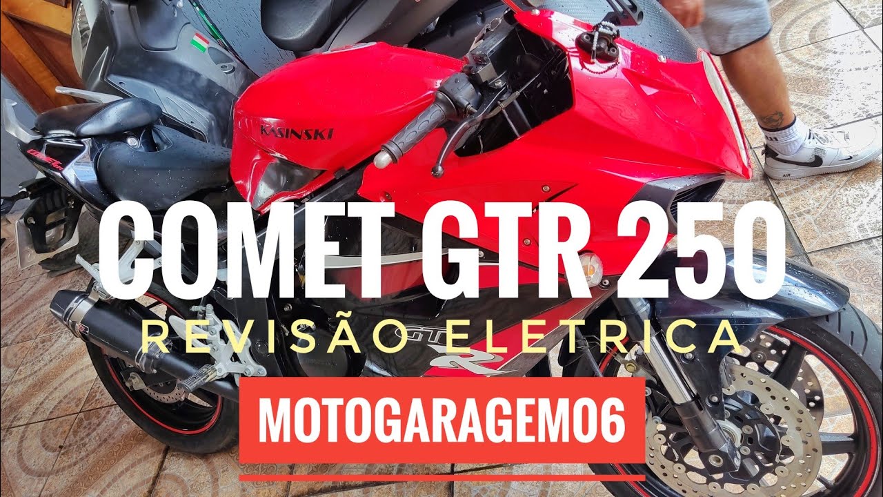 REVISÃO ELÉTRICA + REFORÇO COMET GTR 250 2023 - MOTOGARAGEM06