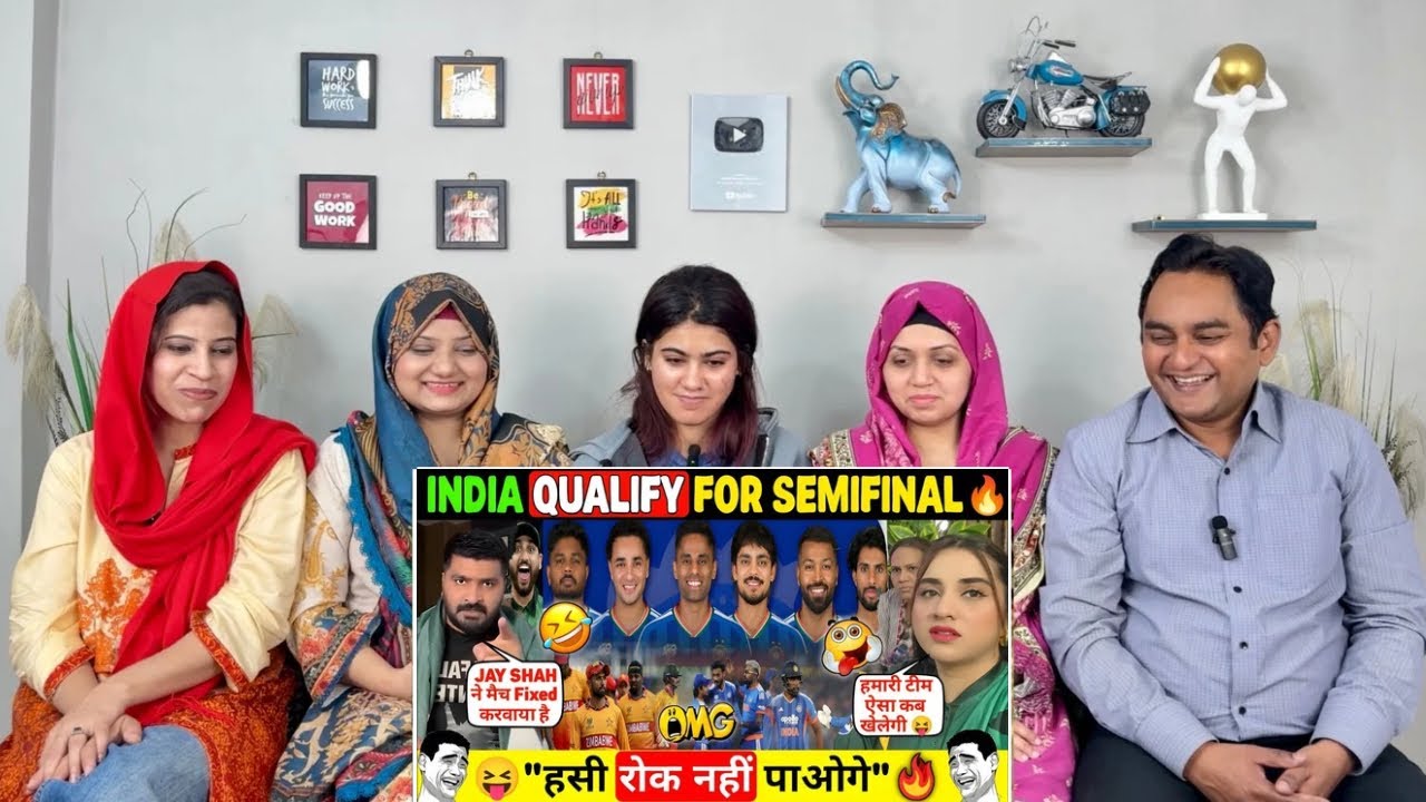 😂 Pakistani Media Shocked 😱 India Into Semifinal After Beating Zimbabwe 🔥 Abhishek 55 | Hardik 50 🔥