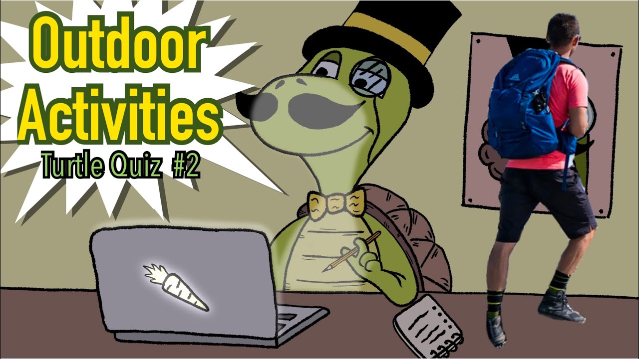 Quiz: Outdoor Activities | Identify the Images | English for Kids | ESL | Turtle Quiz #2