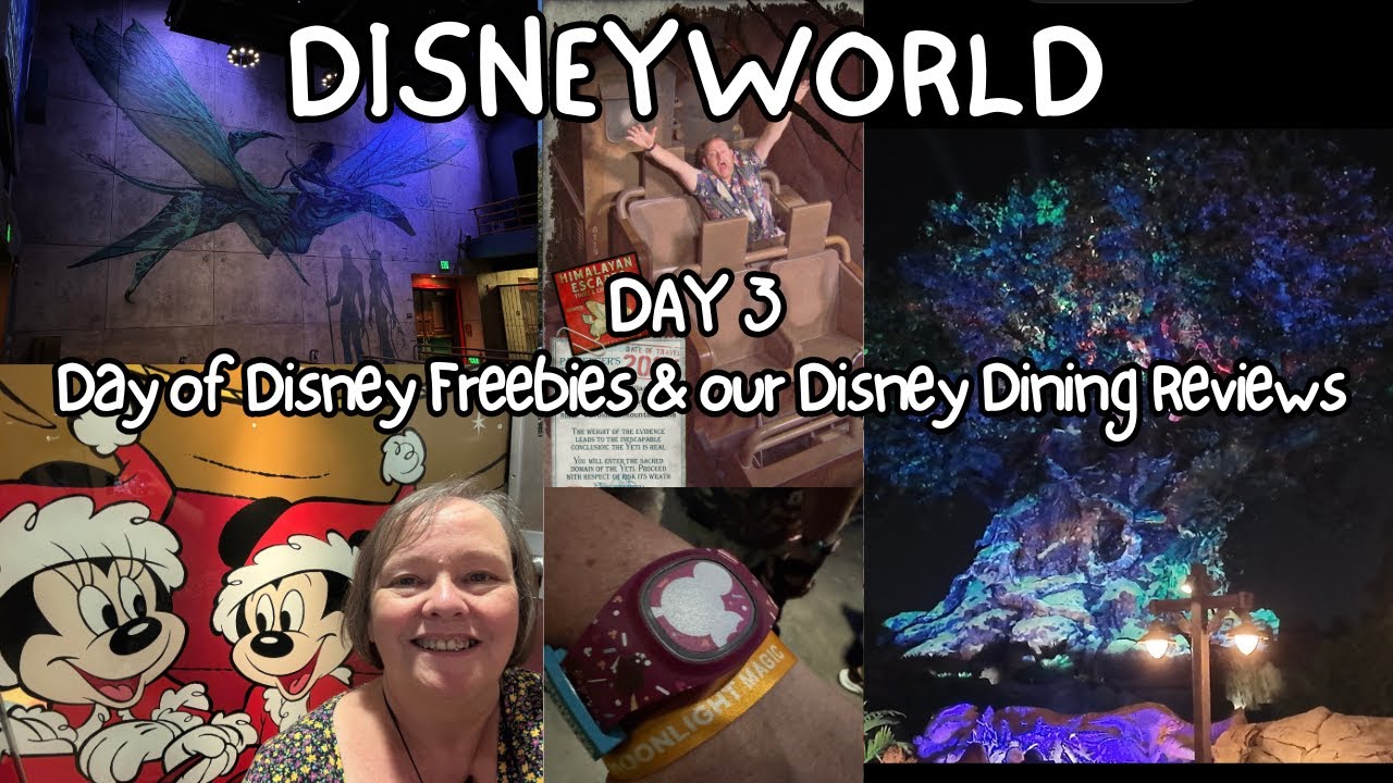 Disneyworld Day 3 | Disney freebies | Golf | Whispering Canyon DDP | Moonlight Magic Animal Kingdom