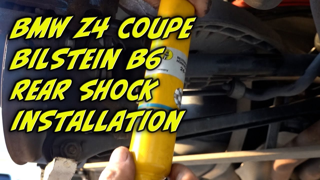 Узнайте, как установить задние амортизаторы Bilstein B6 и крепления Powerflex на BMW Z4 — подробн...