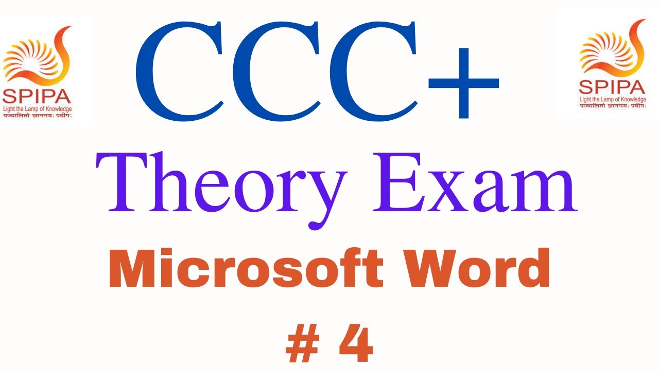 CCC plus spipa | spipa ccc plus| ccc+ spipa | spipa ccc+ | ccc plus theory paper | Microsoft Word -4