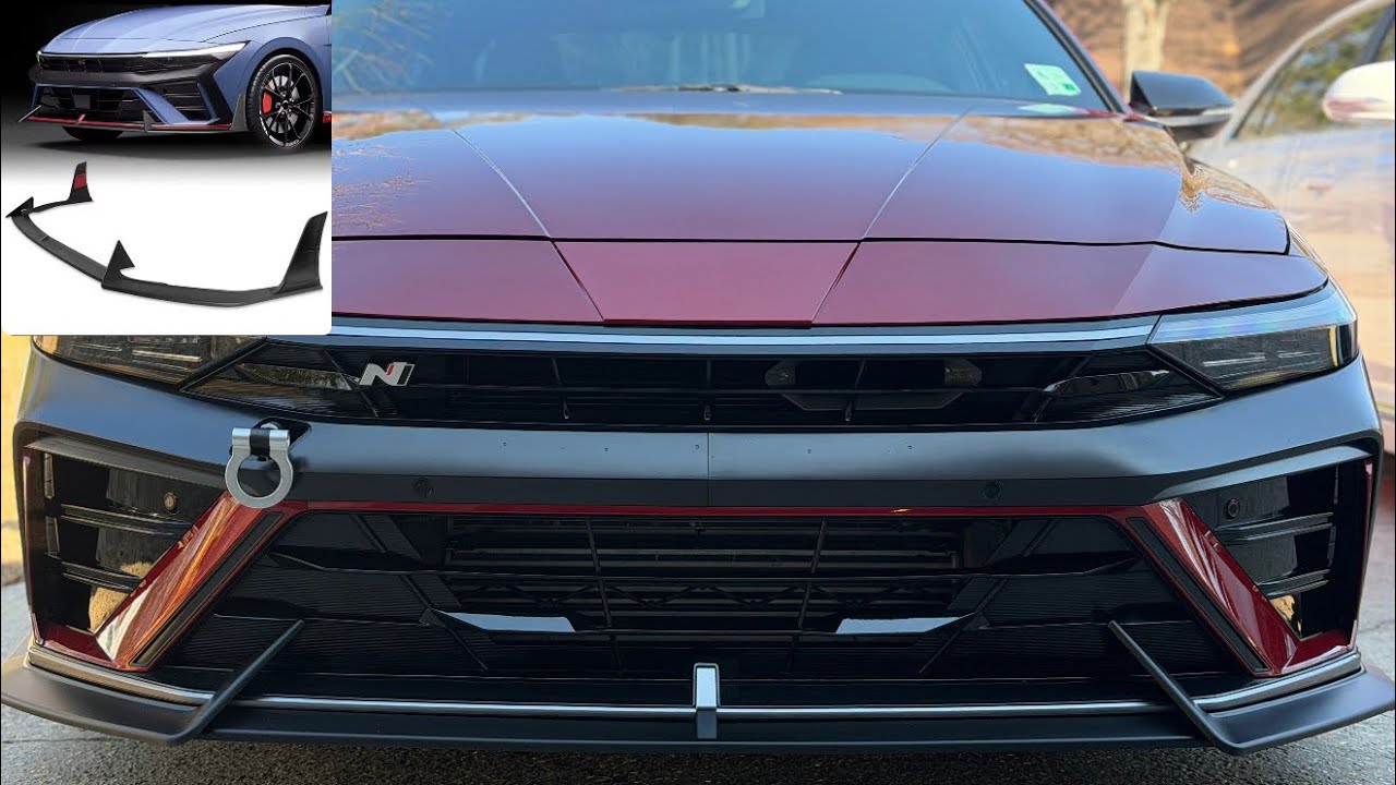 2024 Hyundai Elantra N ADRO eBay Replica Front Bumper Lip Install 🔥