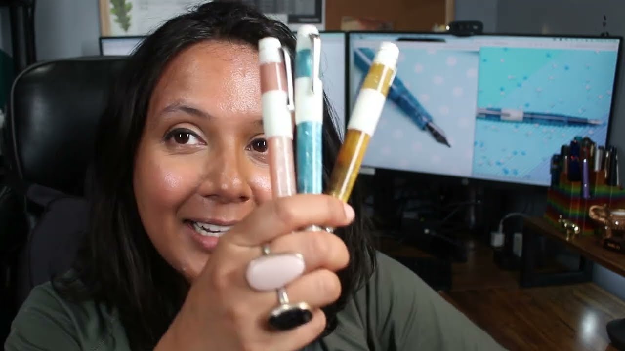 Opus88 Koloro Fountain Pen - Blue, White & Gold