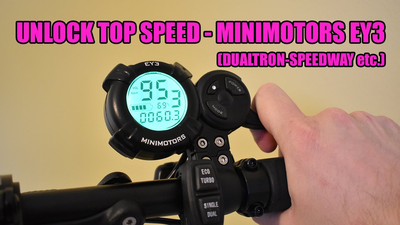 How to unlock top speed on Minimotors EY3 (Dualtron-Speedway) (ENG subs) | GetElectric.gr