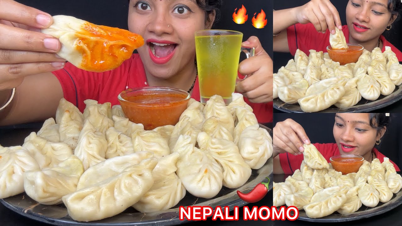 Nepali Momo With Spicy Chatney 🥵🌶️