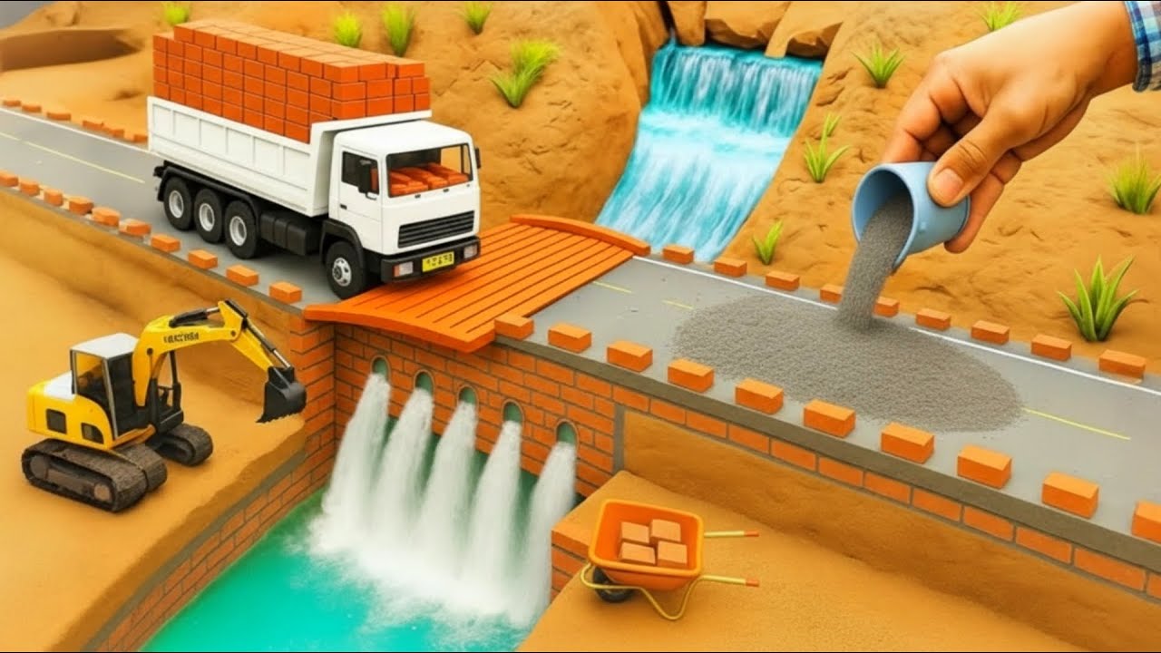 DIY Mini Bridge Making | Creative Science Project Idea | Easy Bridge Model Construction