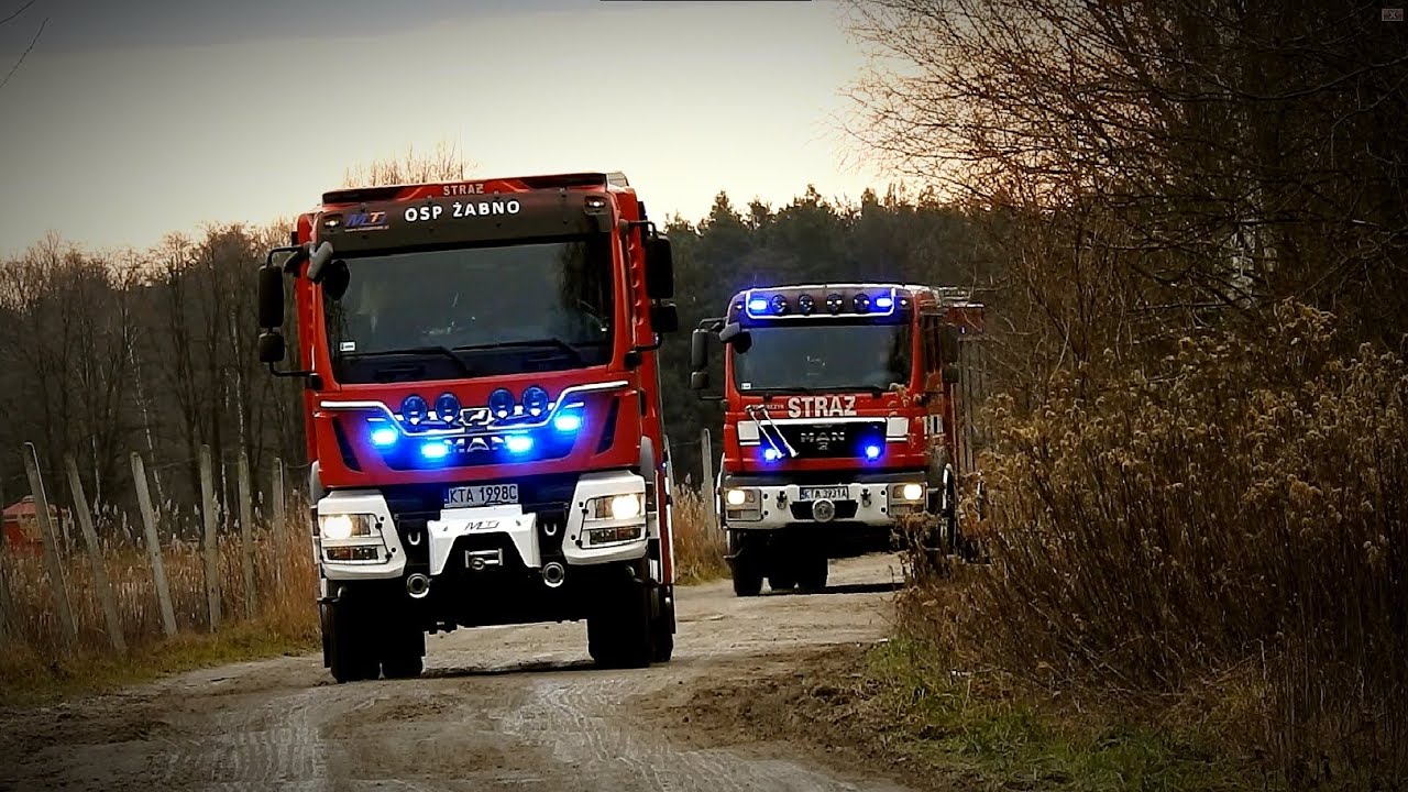 [Q2B & GROVER] Alarmowo 2 MAN'y - 369[K]42 TGM 13.290 GBARt i 369[K]41 TGM 18.280 GCBA z OSP Żabno