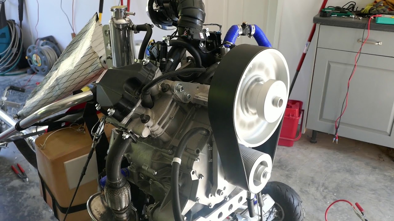 Test Runs Chinese 800cc ATV converted to Ultralight Engine