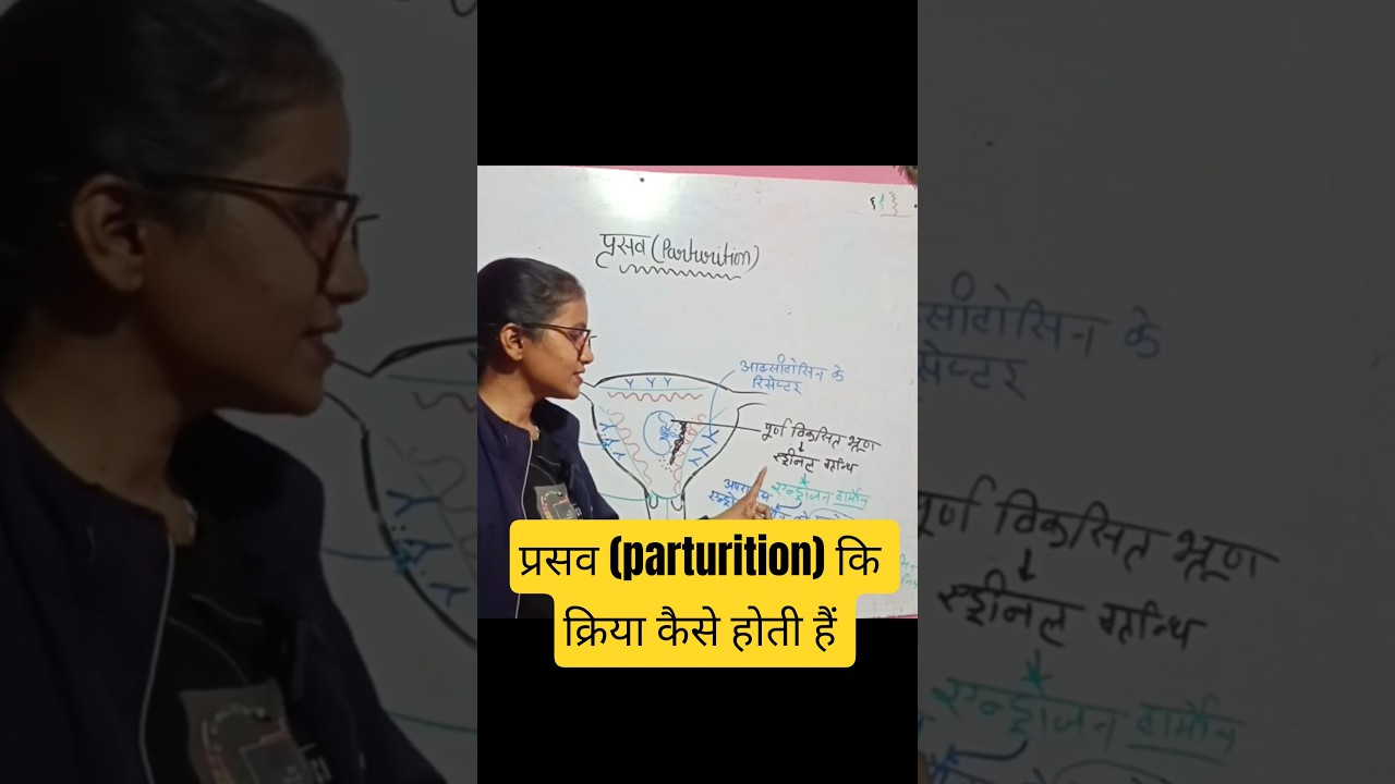Parturition (प्रसव) कैसे होता हैं? NCERT Biology | MPPNST | ANM #biology #govermentexam #mppnst2026