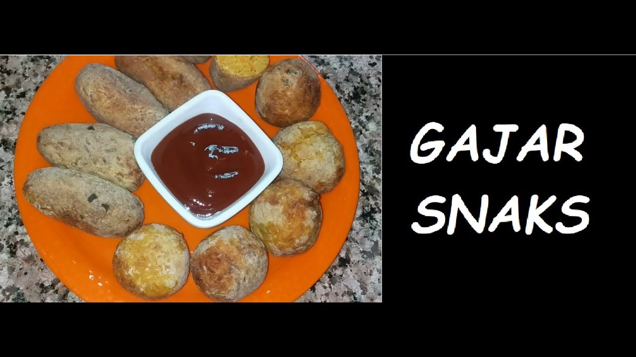 Healthy carrot snack recipe ll carrot bullets ll gajar pakora
