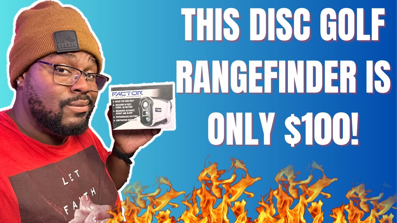 THIS DISC GOLF RANGEFINDER IS ONLY $100 BUT WORTH IT!