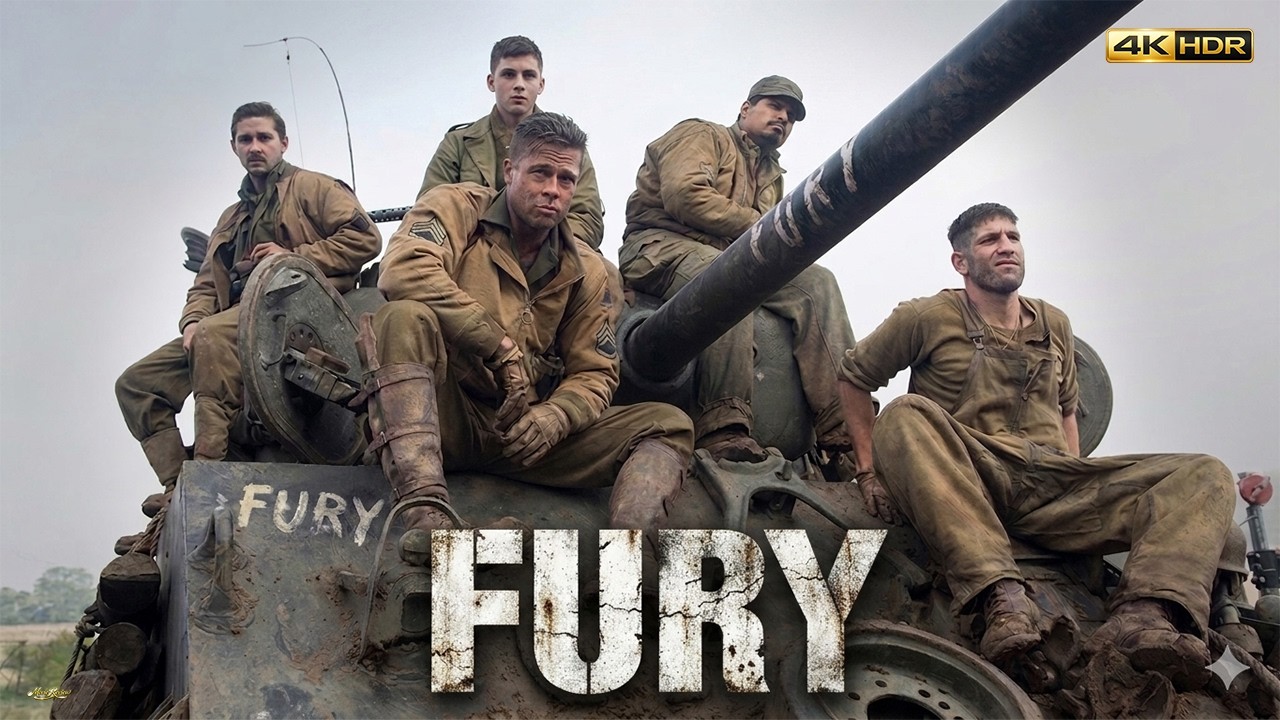 Fury (2014) Movie | The Most Brutal WWII Tank Battle | Epic Tank Warfare | Full Movie React & Review