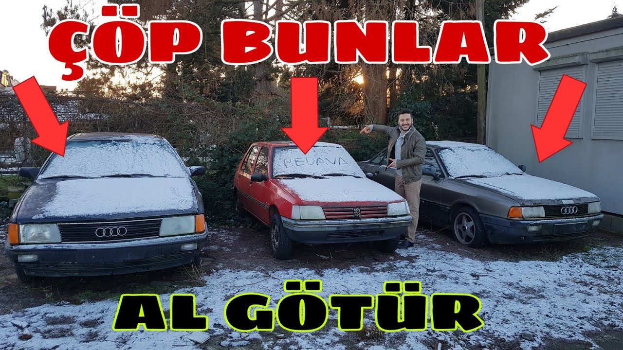 ALMANYA ÇÖPE BIRAKILAN ARABALAR.. SEÇ AL..