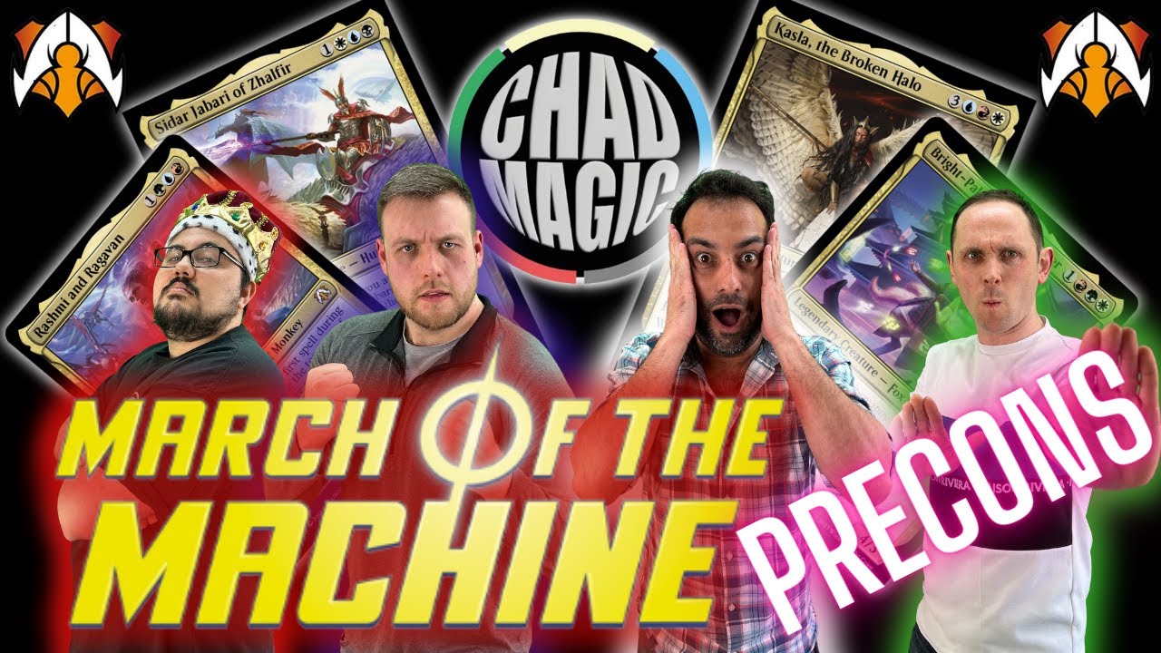 Sidar Jabari v Rashmi & Ragavan v Kalsa v Bright-Palm | MARCH OF THE MACHINE PRECONS! | EDH Gameplay