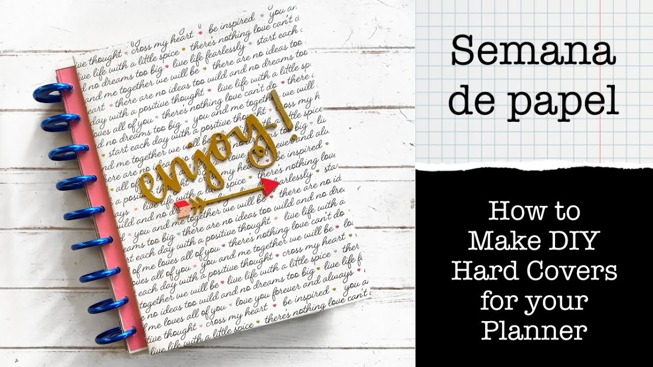 [ENGLISH] How to Make DIY Hard Covers for your Planner