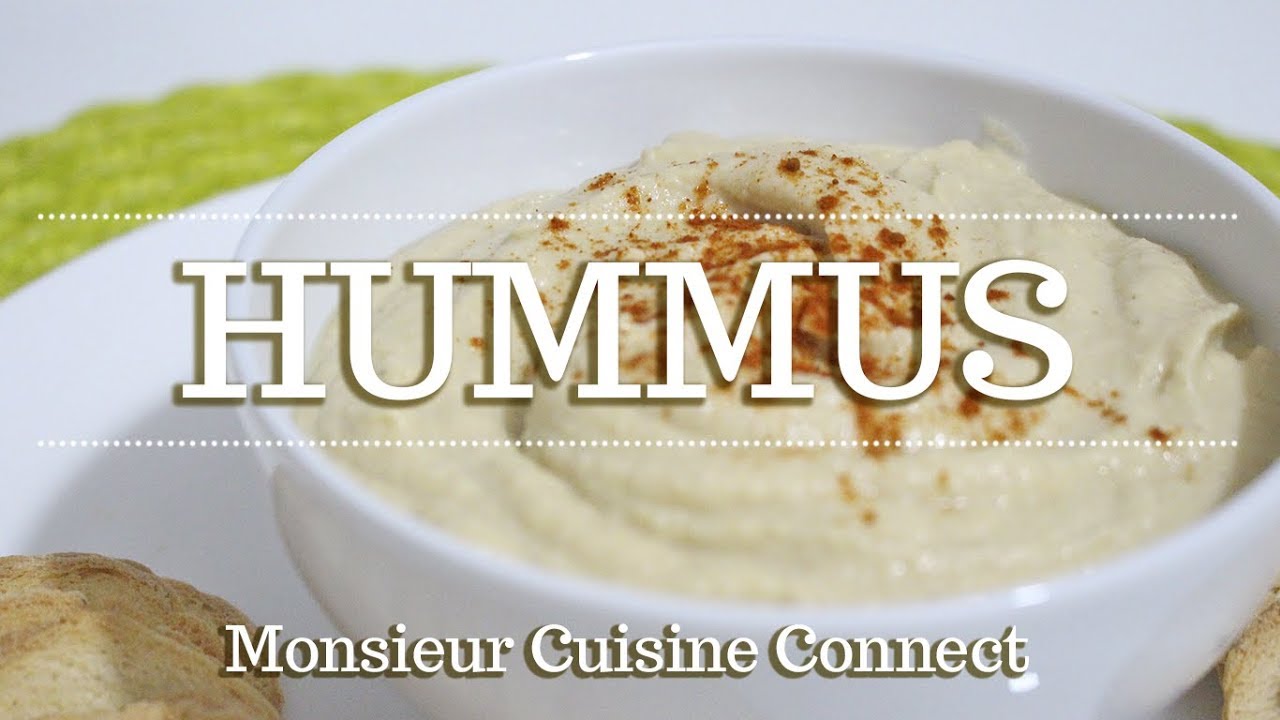 HUMMUS en Monsieur Cuisine Connect | Ingredientes entre dientes