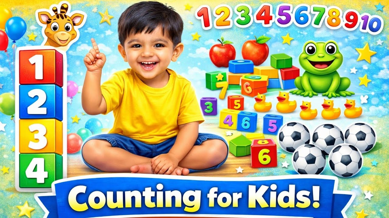 1 to 10 Counting for Kids | Learn 1 to 10 Numbers | Kids Educational Video
