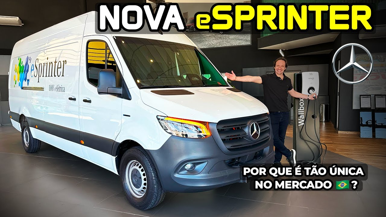 ⚡NOVA MERCEDES-BENZ eSPRINTER como você NUNCA VIU: Desvendamos TUDO da SPRINTER ELÉTRICA