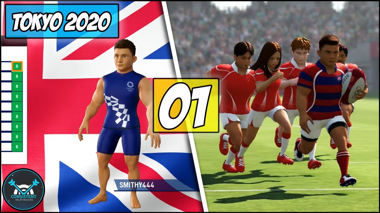 НАШ ПЕРВЫЙ МАТЧ! Регби-7! (Игровой процесс Олимпиады в Токио 2020, часть 1 | PS4 Pro)