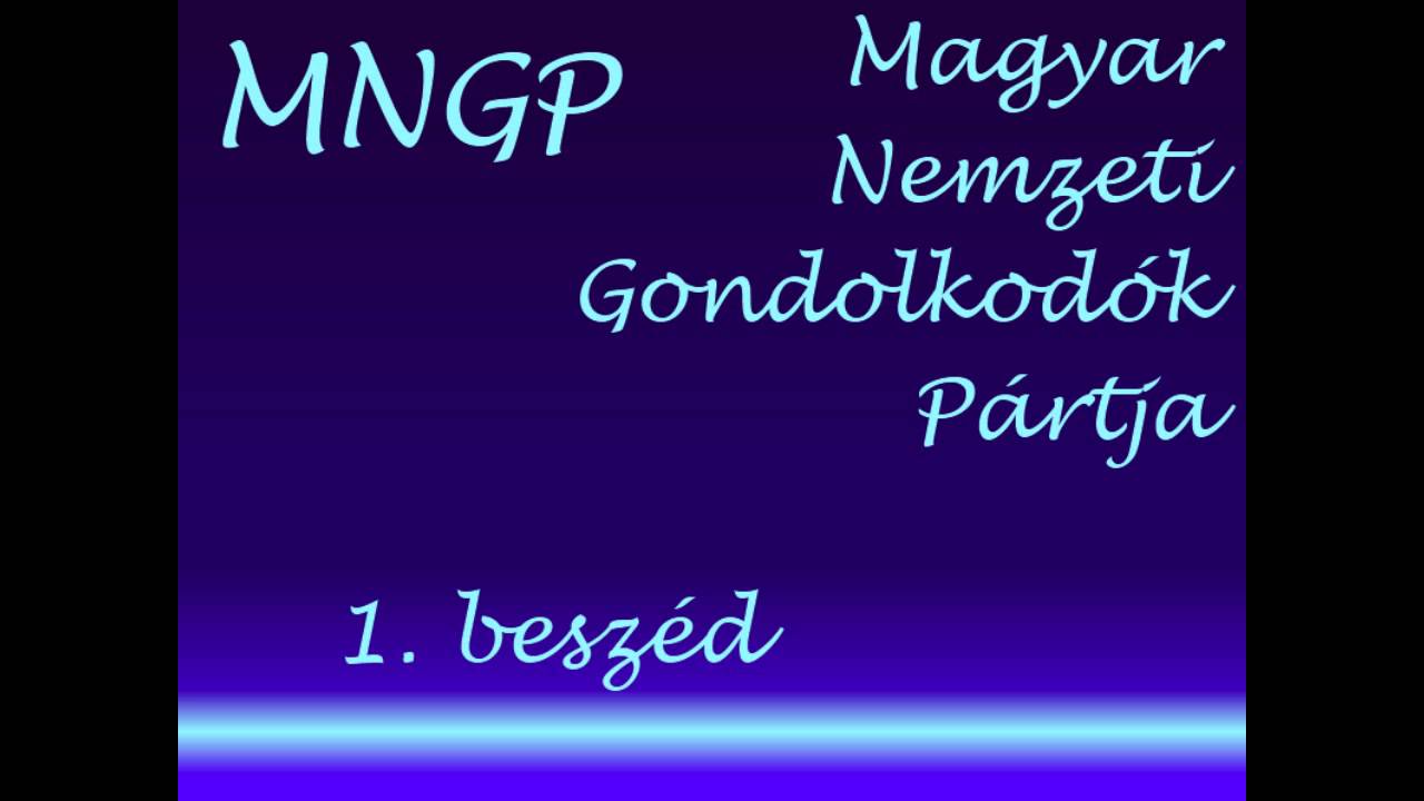 MNGP - Bemutatkoz&oacute; vide&oacute;