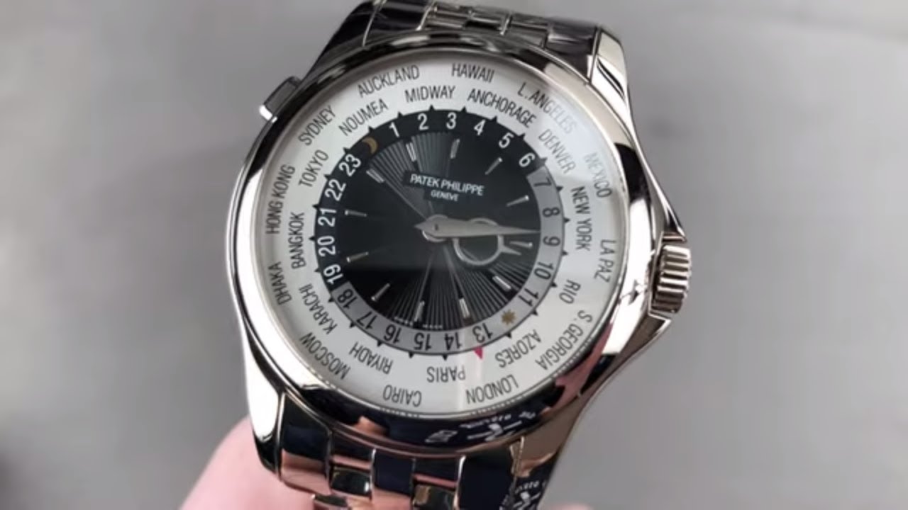 Обзор часов Patek Philippe World Time 5130/1G-011 из белого золота