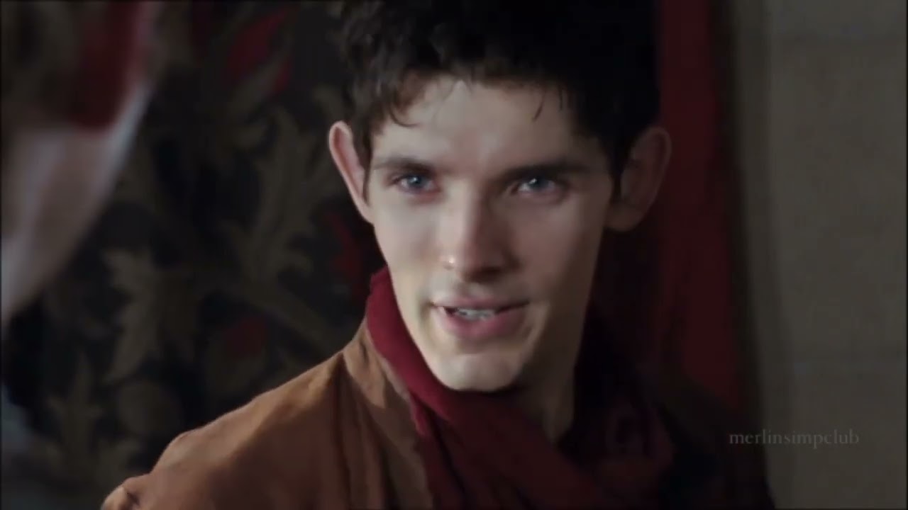 You always say that I look so tough, but it's because I'm tough - Merlin and Arthur